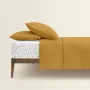 Полуторное постельное белье Curcuma CS5 COSAS Горчичный 160х220 см