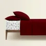 Полуторна постільна білизна Ruby CS7 COSAS Бордовий 160х220 см