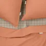 Полуторная постель с простыней на резинке Amber CS2 COSAS Терракотовый 160х220 см