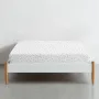 Євро постіль з простирадлом на гумці Shadow CS6 COSAS Графіт 200х220 см