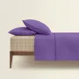Семейная постель с простыней на резинке Lavender COSAS Орхидея 2х160х220 см