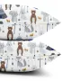 Набор наволочек COSAS BEARS WIGWAMS 50х70 см Серый