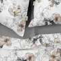Постільна білизна полуторна Pastel Flowers COSAS Бежевий 160х220 см