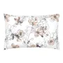 Євро постіль з простирадлом на гумці PASTEL FLOWERS CS1 COSAS Бежевий 200х220 см