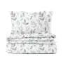 Полуторна постіль без простирадла STEPPE FLOWERS COSAS сірий 160х220 см