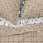 Полуторная постель с простыней на резинке BEIGE GEOMETRY CS11 COSAS Бежевый 160х220 см