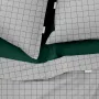 Двуспальное постельное белье GREY GEOMETRY CS2 COSAS серый 180х220 см
