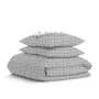 Двоспальна постільна білизна GREY GEOMETRY CS6 COSAS сірий 180х220 см