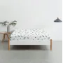 Двуспальное постельное белье Grey Geometry CS7 COSAS серый 180х220 см