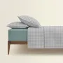 Евро постель с простыней на резинке GREY GEOMETRY CS5 COSAS серый 200х220 см