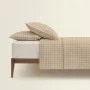 Сімейний комплект постільної білизни BEIGE GEOMETRY CS7 COSAS Бежевий 2х160х220 см