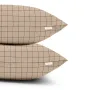 Семейная постель с простыней на резинке BEIGE GEOMETRY CS9 COSAS Бежевый 2х160х220 см