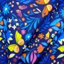 Підліткова постіль без простирадла FAIRY BUTTERFLY COSAS Синій 155х215 см