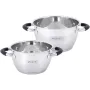 Набор 2 кастрюли Marsaili 1.8л 2.5л с силиконовыми ручками DP36503 Kamille