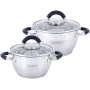 Набор 2 кастрюли Marsaili 1.8л 2.5л с силиконовыми ручками DP36503 Kamille