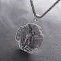 Серебряный кулон Український воїн. Молитва до Архангела Михаїла 133226 Оникс