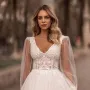 Серьги - пусеты Круговорот с фианитами 1.2 см (белое золото) с08280 Оникс