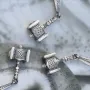 Серебряный кулон Молот Тора 218 Оникс