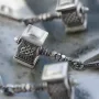 Серебряный кулон Молот Тора 218 Оникс