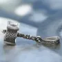 Серебряный кулон Молот Тора 218 Оникс