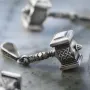 Серебряный кулон Молот Тора 218 Оникс