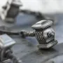 Серебряный кулон Молот Тора 218 Оникс