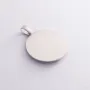 Серебряный кулон Спортсмен со штангой 133216 Оникс