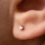 Золотые серьги - пусеты с бриллиантами 335401121 Оникс