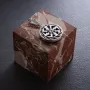 Серебряный кулон Оберег Коловрат со Звездой Руси 169 Оникс