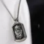 Серебряный кулон Викинг 291 Оникс