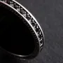 Серебряный кулон Медведь с эбеновым деревом и фианитами 947 Оникс