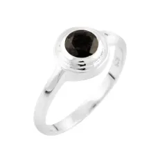 Серебряное кольцо SilverBreeze с натуральным сапфиром 0.65ct (0870120) 17.5 Серебряное кольцо SilverBreeze с натуральным сапфиром 0.65ct (0870120) 17.5