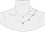 Серебряное колье SilverBreeze без камней (1928264) 400-450