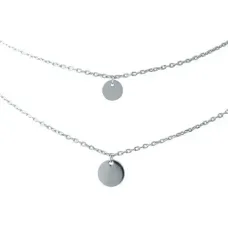 Серебряное колье SilverBreeze без камней (1935941) 450-500