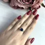 Серебряное кольцо SilverBreeze с топазом Лондон Блю 1.642ct (2024644) 18