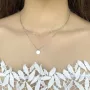 Серебряное колье SilverBreeze без камней (2052999) 450-500