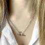 Серебряное колье SilverBreeze без камней (2067689) 450