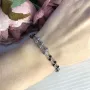 Серебряный браслет SilverBreeze с натуральной шпинелью (2068228) 17-20