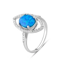 Серебряное кольцо SilverBreeze с опалом (2077633) 18 Серебряное кольцо SilverBreeze с опалом (2077633) 18