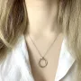 Серебряное колье SilverBreeze без камней (2080183) 450-500