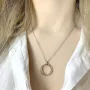 Серебряное колье SilverBreeze без камней (2080183) 450-500