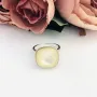 Серебряное кольцо SilverBreeze с натуральным перламутром (2082873) 17.5