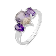 Серебряное кольцо SilverBreeze с аметрином nano 1.7ct (2088394) 18.5 Серебряное кольцо SilverBreeze с аметрином nano 1.7ct (2088394) 18.5