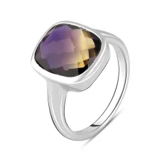 Серебряное кольцо SilverBreeze с аметрином nano (2088721) 19 Серебряное кольцо SilverBreeze с аметрином nano (2088721) 19