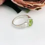 Серебряное кольцо SilverBreeze с Султанит султанитом 1.88ct фианитами (2096344) 17.5