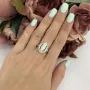 Серебряное кольцо SilverBreeze с опалом 0.635ct (2097112) 17.5
