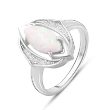 Серебряное кольцо SilverBreeze с опалом 0.635ct (2097112) 17.5 Серебряное кольцо SilverBreeze с опалом 0.635ct (2097112) 17.5