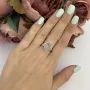Серебряное кольцо SilverBreeze с натуральным топазом 3.543ct (2097228) 18.5