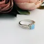 Серебряное кольцо SilverBreeze с опалом 0.373ct (2097457) 17