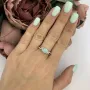 Серебряное кольцо SilverBreeze с опалом 0.373ct (2097617) 18